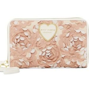 COPY - Betsey Johnson Leather & Lace Wristlet